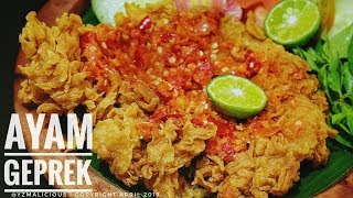 Resep AYAM GEPREK Keriting amp Crispy  Sudah ditonton 2 Juta kali [upl. by Enisaj458]