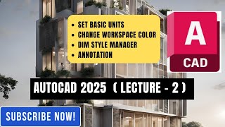 In AUTOCAD how to set basic units Dimension style manager  properties [upl. by Aremahs]