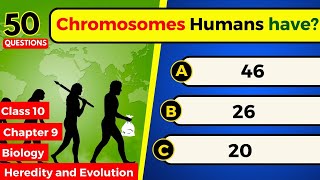 ✔️ Heredity and Evolution Class 10 Science Quiz  Chapter 9 Biology CBSE NCERT By Modivs Education [upl. by Aikcir506]