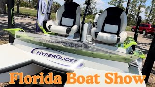 2023 Port Charlotte Boat Show ProGlider HyperGlider Pioneer Boat Big Toy Florida Boat Show [upl. by Marjorie]