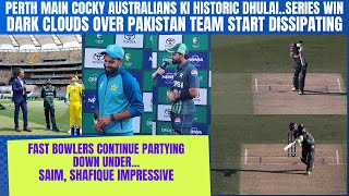 PERTH MAIN COCKY AUSTRALIANS KI HISTORIC DHULAIDARK CLOUDS START DISSIPATING OVER PAKISTAN TEAM [upl. by Montano]