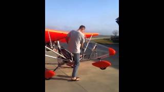 Easy Entry into an Aerolite 103 Ultralight [upl. by Atnoled16]