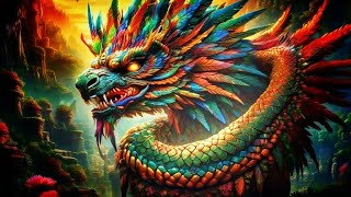 Quetzalcoatl Aztec mythology  Feathered serpent god deity of wind air and learning [upl. by Tnarb521]