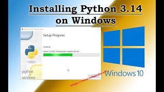 Installing Python 314 on Windows [upl. by Dorsy]