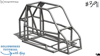 DesignWithAjay Tutorial Creating a Strong and Stylish Baja Roll Cage Frame 391 designwithajay [upl. by Luci]