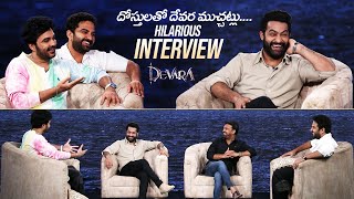 Jr NTR Hilarious Interview With Vishwak Sen amp Siddhu Jonnalagadda  Koratala Siva  devara [upl. by Diskson]