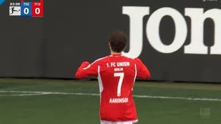 TSG Hoffenheim vs FC Union Berlin 01 Brenden Aaronson score late goal to earn win Match recap [upl. by Allicsirp]