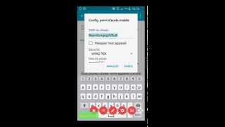 partage internet point daccès mobile [upl. by Vivle]