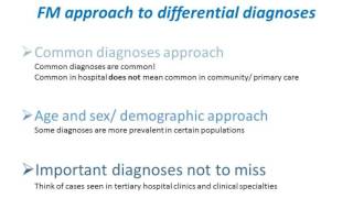 Approach to undifferentiated symptoms and diagnoses formulation [upl. by Primavera]