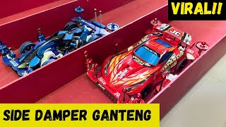 READY Side Damper Ganteng Tamiya Abilista Japan Cup 2018 dan Mach Frame Biru Korea [upl. by Katz]