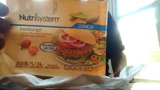 NutriSystem Food Review  Hamburger Lunch [upl. by Raasch]