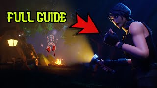 THE FOREST HORROR FORTNITE FULL GUIDE  CODE [upl. by Akiner]