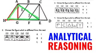 ANALYTICAL REASONING  Choose the figure which is different from others [upl. by Gschu167]