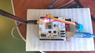 Dragino Gateway LG02 MQTT eMging shield LORA [upl. by Annaeoj]