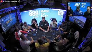 High Stakes Cash Game 888poker LIVE Coventry l 18 [upl. by Cherice]