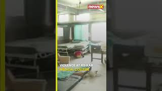 watch  Mob Vandalizes RG Kar Medical College in Kolkata newsx rgkarhospital [upl. by Nerfe78]