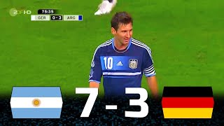 Argentina Destroying Germany In 2 Friendly Matches  2012 2014 Argentina vs Germany Highlights [upl. by Ereveneug]