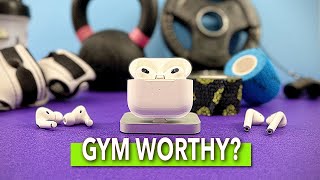 Are The New AirPods 3 Better At The Gym [upl. by Anaitsirk]