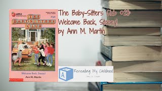 The BabySitters Club 28 Welcome Back Stacey  A Rereading My Childhood Book ReviewSummary [upl. by Repip]