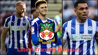 Latest Wrexham AFC Transfer Rumours  Wrexham Linked with Wigan Trio [upl. by Ursulina]