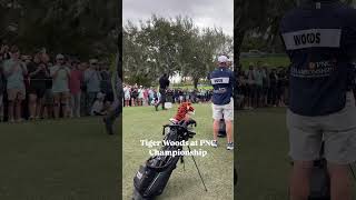 Tiger Woods tees off at the PNC Championship with Charlie Woods 🐯 tigerwoods [upl. by Beatrisa]