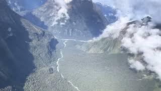 Milford Sound Helicopter landing New Zealand [upl. by Nnyleve716]