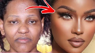 Makeup Transformation Super Model 😱🔥🔥 makeup [upl. by Tobey]