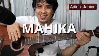 Mahika chords guitar tutorial  Adie x Janine Berdin  Pareng Don tutorials [upl. by Anewor]