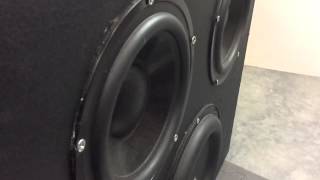 Kenwood KDCM3001 Subwoofer flex test 300w mini amp [upl. by Ezeerb]