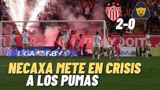 RESUMEN Y GOLES NECAXA 20 PUMAS I Liga MX I JORNADA 7 [upl. by Kenway357]