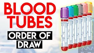 Order of Draw and Additives  Blood Collection [upl. by Gladwin]