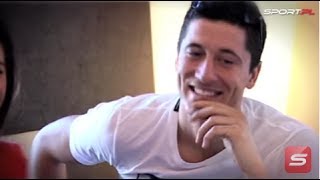 Robert Lewandowski jego narzeczona karate i hit na Euro [upl. by Babita996]