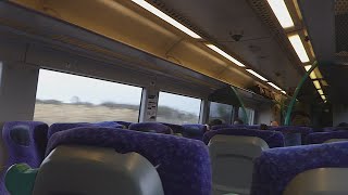 Leaving Grantham on an EMR Class 170 91224 [upl. by Yeroc]