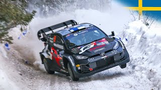 Best of WRC Rally Sweden 2024  Crashes Action and Raw Sound [upl. by Yenduhc380]