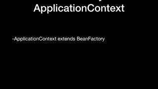 SPRING INTERVIEW QUESTIONS Bean factory vs Application Context [upl. by Enneirdna]