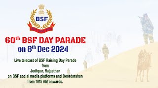 60th BSF Day Parade [upl. by Devlen132]