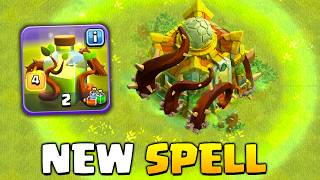 New Overgrowth Spell Explained Clash of Clans [upl. by Drofdarb]