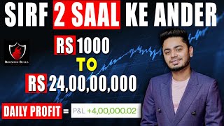 Booming Bulls Share Market Success Story  Rs 1000 To Rs 24 Crore  Anish Singh Thakur Success Story [upl. by Euqinor]