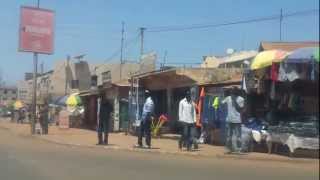 Serekunda Market Surroundings  Gambia [upl. by Elyl666]