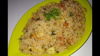 Sabudana Khichdi RecipeVartSago Khichdi Recipe Quick and Easy Sabudana Khichadi [upl. by Lister]