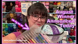 Coffee And Crochet Live Podcast  August 20 2024  August Winner Announced  Lets Get Organized [upl. by Akimal85]