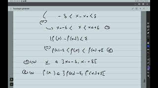 Topologie générale  Continuité dune fonction  Introduction et motivation  Partie 1 [upl. by Ravens]