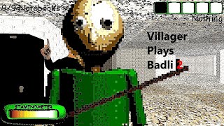 New Banana  Villager Plays Baldis Basics Plus 2 [upl. by Nuahc]