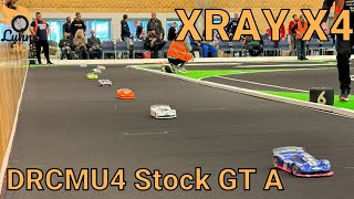 DRCMU 4 2024 Stock GT A XRAY X424 vs XRAY X423  RC Car Racing [upl. by Meredithe]