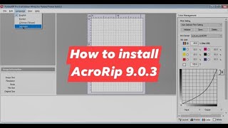 How to Install Acrorip with USB Dongle  DTF Direct To Film Software [upl. by Anaibib992]