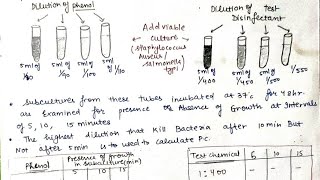 Phenol coefficient Test Evaluation of effectiveness of Antimicrobial Agents😎 [upl. by Macilroy291]