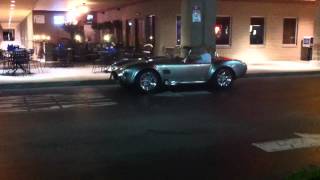 SUPERFORMANCE 65 SHELBY COBRA BURNOUT AT EAST END [upl. by Eiddam]