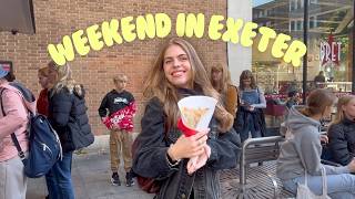 fall weekend vlog shopping nails exploring exeter 🇬🇧 Ida Vlog 2  Auslandsjahr England [upl. by Celestyn]