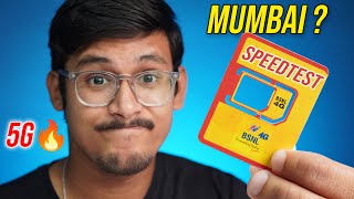 BSNL 5G Speed Test In Mumbai  BSNL Sim Card  Port Jio Sim to BSNL Sim  Jio 5G VS BSNL 5G MTNL [upl. by Ynamreg969]