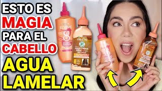 NUEVA AGUA LAMELAR 🤯 LOREAL WONDER WATER VS GARNIER ANANAS HAIR DRINK  MARIEBELLE [upl. by Dowdell629]